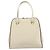 PRADA Tote Bag Leder Beige Silber Auth ka5123 - Ansicht 2