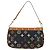 LOUIS VUITTON Pochette Accessoires Multicolor Black M92648 Auth BA13769V Nero - vista 2