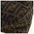 FENDI Zucca Canvas Mamma Baguette Bolsa de Ombro Preto Marrom Auth 191291SAV - vista 16