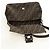 FENDI Zucca Canvas Mamma Baguette Bolsa de Ombro Preto Marrom Auth 191291SAV - vista 20