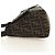 FENDI Zucca Canvas Mamma Baguette Bolsa de Ombro Preto Marrom Auth 191291SAV - vista 3