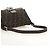 FENDI Zucca Canvas Mamma Baguette Bolsa de Ombro Preto Marrom Auth 191291SAV - vista 7