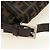 FENDI Zucca Canvas Mamma Baguette Bolsa de Ombro Preto Marrom Auth 191291SAV - vista 8