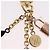 LOUIS VUITTON Portachiavi CaleidoV Metallo Oro Argento M67377 LV Auth 191624M - vista 5