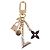 LOUIS VUITTON Portachiavi CaleidoV Metallo Oro Argento M67377 LV Auth 191624M - vista 7