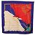 Hermès HERMES Carré 90 Foulard "Souvenirs de Paris" Seta Blu Beige Auth 191677 - vista 14