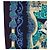 Hermès HERMES Carre 140 Scarf "Le Paradis du Ray" Cashmere Navy Auth hk3922M Blu navy - vista 5