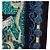 Hermès HERMES Carre 140 Scarf "Le Paradis du Ray" Cashmere Navy Auth hk3922M Blu navy - vista 7