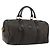 Céline Borsa Boston CELINE Macadam Canvas PVC Pelle Nera Oro Auth 189541A Nero D'oro