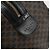 Céline Borsa Boston CELINE Macadam Canvas PVC Pelle Nera Oro Auth 189541A Nero D'oro - vista 18