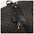 Céline Borsa Boston CELINE Macadam Canvas PVC Pelle Nera Oro Auth 189541A Nero D'oro - vista 9