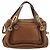 Chloé Borsa Chloe Paraty in pelle marrone oro Auth bs35996 D'oro - vista 13