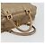 Borsa LOEWE Anagram Amazona 36 in Pelle Oro Autentica 190941 D'oro - vista 7
