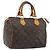 LOUIS VUITTON Borsa Monogram Speedy 25 M41528 LV Auth BA13754A Monogramma