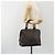 Céline Borsa CELINE Macadam Canvas PVC Pelle Nera Oro Auth mr2677 Nero D'oro - vista 23