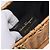 Borsa Salvatore Ferragamo Rattan Gancini Marrone Oro Auth 191683V D'oro - vista 11