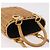 Borsa Salvatore Ferragamo Rattan Gancini Marrone Oro Auth 191683V D'oro - vista 14