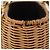 Borsa Salvatore Ferragamo Rattan Gancini Marrone Oro Auth 191683V D'oro - vista 7