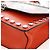 Borsa a Spalla PRADA in Pelle Arancione Argento Auth 190652M - vista 15