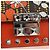 Borsa a Spalla PRADA in Pelle Arancione Argento Auth 190652M - vista 20