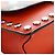 Borsa a Spalla PRADA in Pelle Arancione Argento Auth 190652M - vista 9
