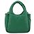 Borsa PRADA in pelle 2way Verde Argento Auth 191471SM - vista 2