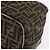 FENDI Zucca Canvas Vanity Hand Bag Marrone Oro Autentico 191576 D'oro - vista 15