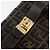 FENDI Zucca Canvas Vanity Hand Bag Marrone Oro Autentico 191576 D'oro - vista 18