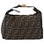 FENDI Zucca Canvas Vanity Hand Bag Marrone Oro Autentico 191576 D'oro - vista 2