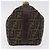FENDI Zucca Canvas Vanity Hand Bag Marrone Oro Autentico 191576 D'oro - vista 4