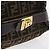 FENDI Zucca Canvas Vanity Hand Bag Marrone Oro Autentico 191576 D'oro - vista 7