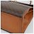 Céline Borsa CELINE Macadam Canvas PVC Pelle Marrone Oro Auth mr2642 D'oro - vista 15