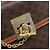Céline Borsa CELINE Macadam Canvas PVC Pelle Marrone Oro Auth mr2642 D'oro - vista 18