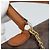 Céline Borsa CELINE Macadam Canvas PVC Pelle Marrone Oro Auth mr2642 D'oro - vista 8