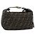 Borsa a Mano FENDI Zucca Canvas Nero Marrone Auth 188089