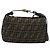 Borsa a Mano FENDI Zucca Canvas Nero Marrone Auth 188089 - vista 13