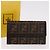 Portafoglio FENDI Zucca Canvas Nero Marrone Auth 191381V - vista 12