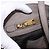 Borsa PRADA Vitterodino in pelle 2way Grigio Oro Auth BA13937V Marrone D'oro - vista 30