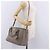 Borsa PRADA Vitterodino in pelle 2way Grigio Oro Auth BA13937V Marrone D'oro - vista 32