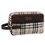 Clutch BURBERRY Nova Check in tela beige e argento Auth mr2740