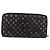 LOUIS VUITTON Monogram Multicolor Zippy Long Wallet Black M60243 LV Auth bs36045 Nero - vista 2