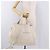 BALENCIAGA Borsa Cabas M Navy in Pelle Bianco Argento 339936 Auth hk3892 - vista 23