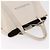 BALENCIAGA Borsa Cabas M Navy in Pelle Bianco Argento 339936 Auth hk3892 - vista 7
