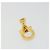 Salvatore Ferragamo Gancini Ohrringe Metall Gold Authentisch BA13862V Golden - Ansicht 4