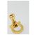 Salvatore Ferragamo Gancini Ohrringe Metall Gold Authentisch BA13862V Golden - Ansicht 5