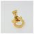 Salvatore Ferragamo Gancini Ohrringe Metall Gold Authentisch BA13862V Golden - Ansicht 9