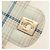 CHANEL Matelasse 20 Chain Shoulder Bag Leather White Gold CC Auth 190689SAM Bianco D'oro - vista 19