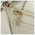 CHANEL Matelasse 20 Chain Shoulder Bag Leather White Gold CC Auth 190689SAM Bianco D'oro - vista 23