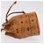 Borsa a Spalla MCM Vicetos Logogram PVC Pelle Marrone Oro Auth hk3898 D'oro - vista 4