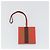 Hermès HERMES Retort Okare K Bag Charm Pelle Arancione Auth BA14045M - vista 4